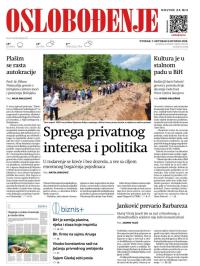 Oslobođenje - broj 28033, 7. okt 2025.
