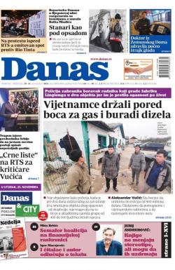Danas - broj 8818-8819, 20. nov 2021.