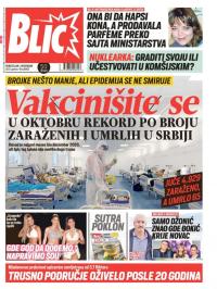 Blic - broj 8865, 1. nov 2021.