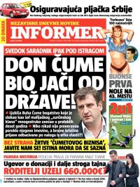 Informer CG - broj 657, 2. jul 2014.