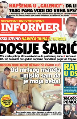 Informer - broj 625, 26. maj 2014.