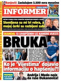 Informer CG - broj 999, 14. avg 2015.