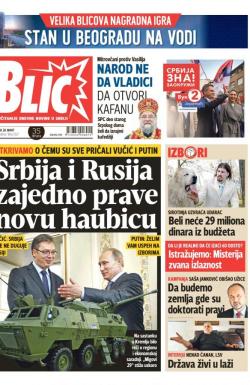 Blic - broj 7227, 28. mar 2017.