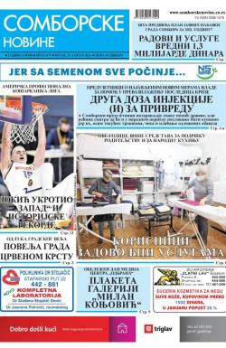 Somborske novine - broj 3475, 29. jan 2021.