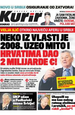 Kurir - broj 3550, 14. avg 2013.