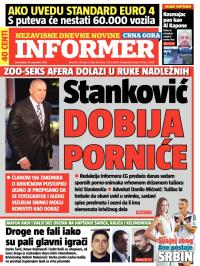 Informer CG - broj 769, 10. nov 2014.
