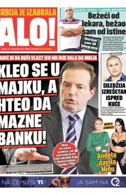 Alo - broj 3430, 12. sep 2017.