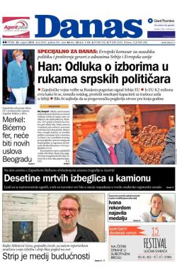 Danas - broj 6542, 28. avg 2015.