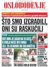 Oslobođenje - broj 24718, 19. sep 2015.