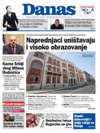 Danas - broj 9437, 20. okt 2023.