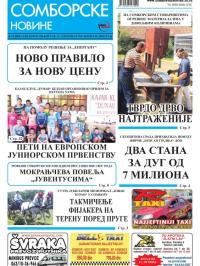 Somborske novine - broj 3196, 25. sep 2015.