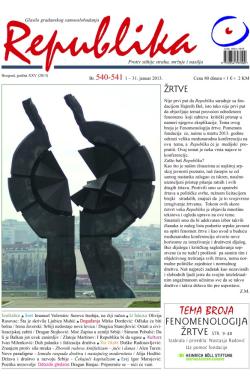 Republika - broj 540-541, 1. jan 2013.