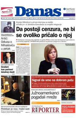 Danas - broj 6358, 25. feb 2015.