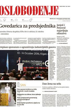Oslobođenje - broj 25106, 16. okt 2016.
