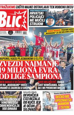 Blic - broj 8092, 29. avg 2019.