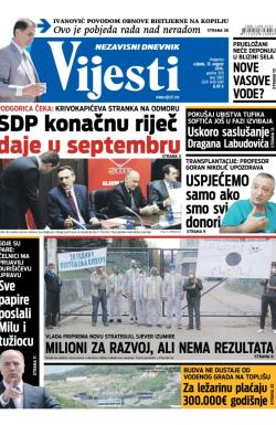 Vijesti - broj 5883, 13. avg 2014.