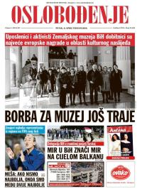 Oslobođenje - broj 24.920, 8. apr 2016.