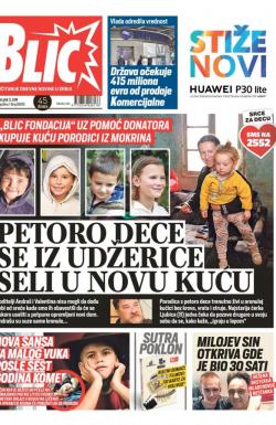 Blic - broj 8005, 3. jun 2019.
