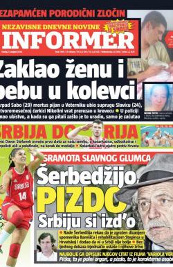 Informer - broj 1309, 17. avg 2016.