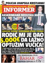 Informer - broj 1131, 20. jan 2016.
