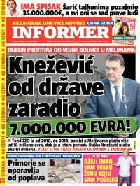 Informer CG - broj 865, 7. mar 2015.