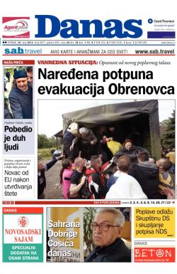 Danas - broj 6077, 20. maj 2014.