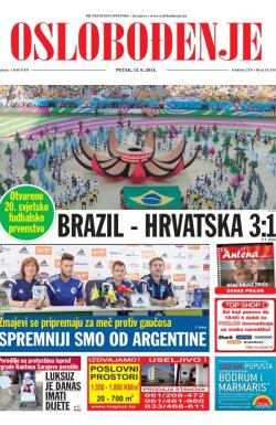 Oslobođenje - broj 24.255, 13. jun 2014.