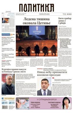 Politika - broj 39905, 4. jan 2025.