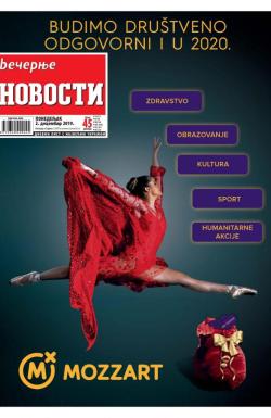 Večernje novosti - broj 3443, 2. dec 2019.