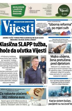Vijesti - broj 9740, 12. jun 2025.
