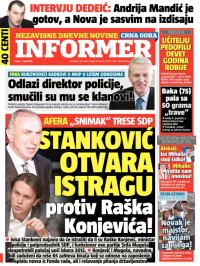 Informer CG - broj 886, 1. apr 2015.