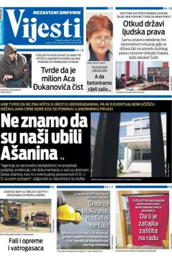 Vijesti - broj 10021, 27. mar 2026.