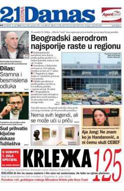 Danas - broj 7584, 5. jul 2018.