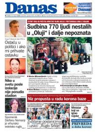 Danas - broj 8345, 4. avg 2020.