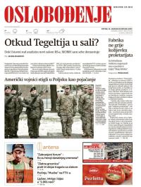 Oslobođenje - broj 25192, 13. jan 2017.