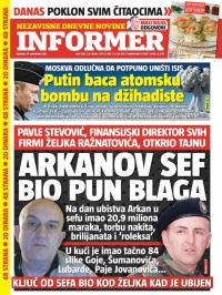 Informer - broj 1082, 19. nov 2015.