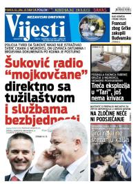 Vijesti - broj 6205, 6. jul 2015.