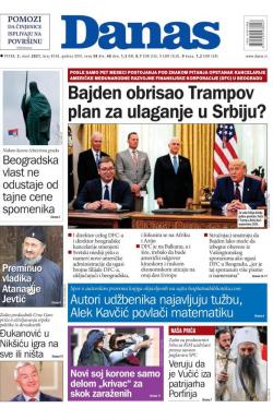 Danas - broj 8558, 5. mar 2021.