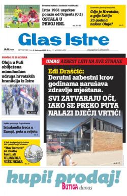 Glas Istre - broj 215, 6. avg 2020.