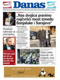 Danas - broj 7759, 27. dec 2018.