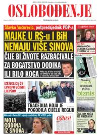 Oslobođenje - broj 24.812, 22. dec 2015.