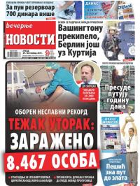 Večernje novosti - broj 4089, 29. sep 2021.