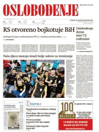 Oslobođenje - broj 25060, 30. avg 2016.