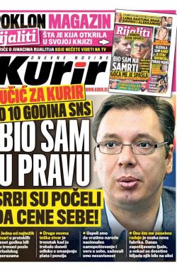 Kurir - broj 1692, 22. okt 2018.