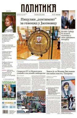 Politika - broj 40276, 23. jan 2026.