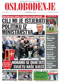 Oslobođenje - broj 24.580, 4. maj 2015.