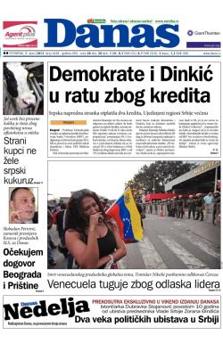 Danas - broj 5638, 7. mar 2013.