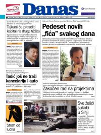 Danas - broj 5407, 19. jul 2012.