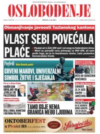 Oslobođenje - broj 24.732, 3. okt 2015.