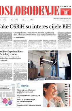 Oslobođenje - broj 26976, 26. apr 2022.